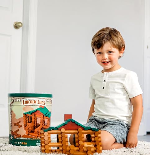 100th Anniversary Lincoln Logs - Real Wood Building Set