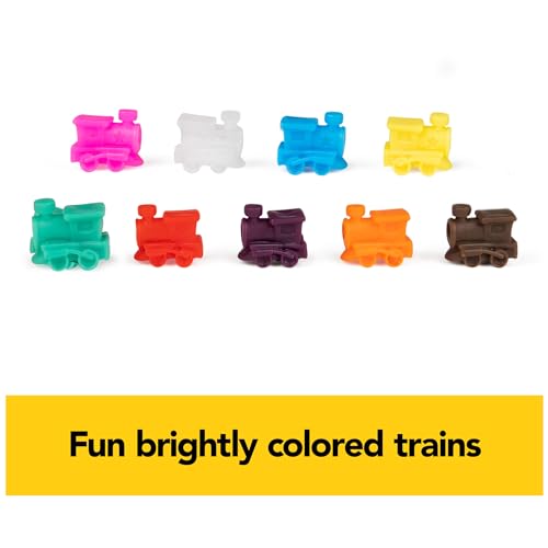 Mexican Train Dominoes Board Game with Colorful Trains