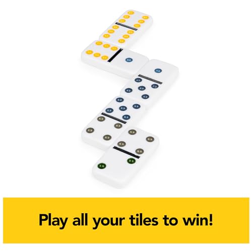 Mexican Train Dominoes Board Game with Colorful Trains