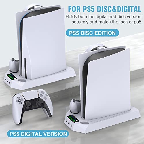 PS5 Cooling & Charging Station with Accessories