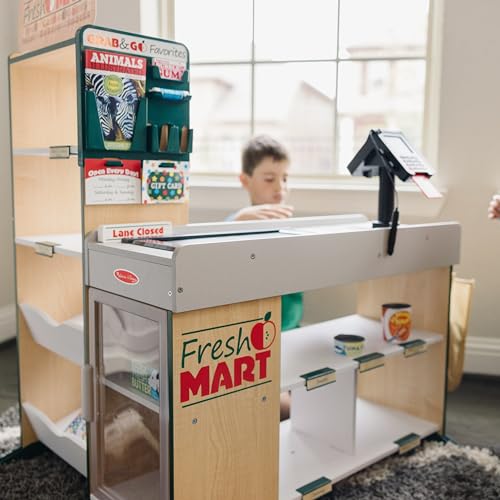 Wooden Fresh Mart Grocery Store for Kids