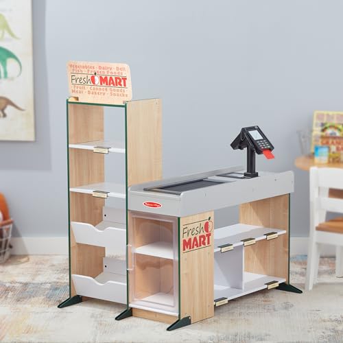 Wooden Fresh Mart Grocery Store for Kids