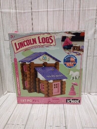 Lincoln Logs Horseshoe Hill Station - 83 Pieces