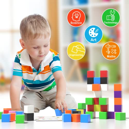 Large Magnetic Building Blocks for Kids