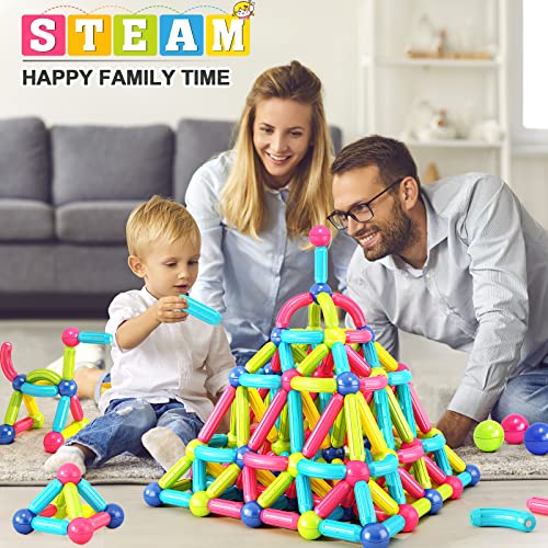 Magnetic Blocks Building Set for Toddler Learning