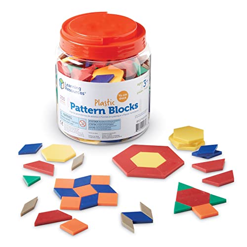 Preschool Pattern Blocks - Set of 250