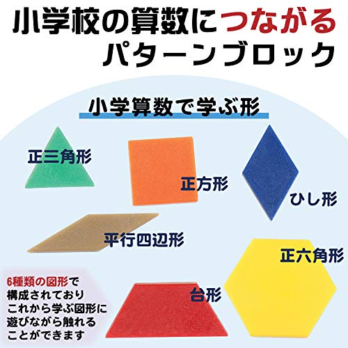 Preschool Pattern Blocks - Set of 250