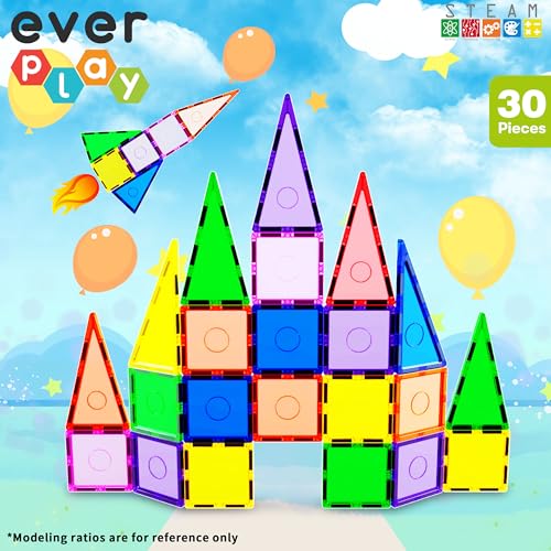 30pc Magnetic Building Set for Kids