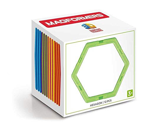 Rainbow Hexagon Magnetic Building Toy Set