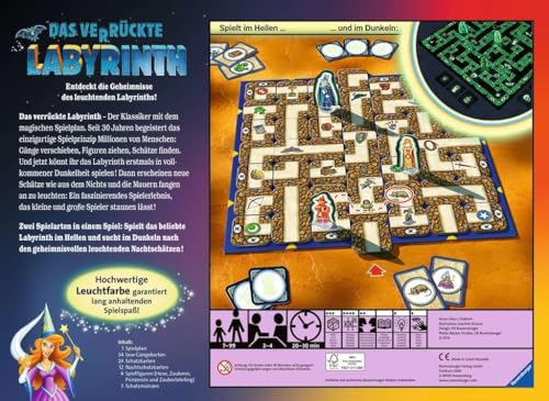 Glow in the Dark Labyrinth Game for Kids