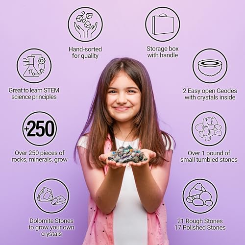 Rock & Mineral Collection Kit for Kids