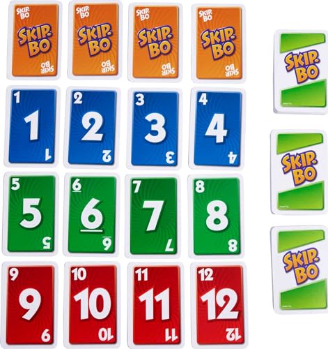 Mattel Skip-Bo Card Game - Family Fun!