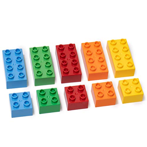 Driddle Big Building Blocks for Kids - STEM Toy - Classic Large Building Bricks - Compatible with All Major Brands - for Children All Ages - 50 Pieces