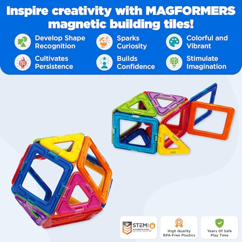 Educational Magnetic Building Set for Kids