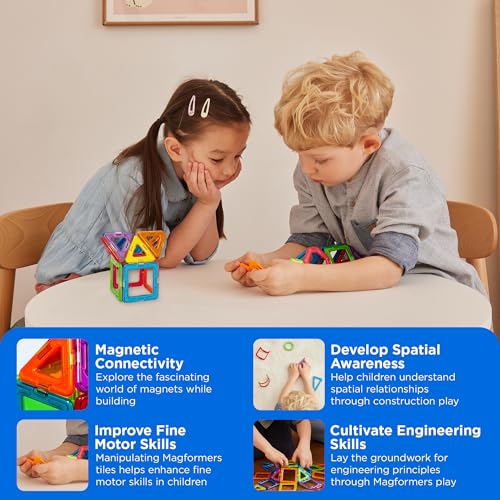 Educational Magnetic Building Set for Kids