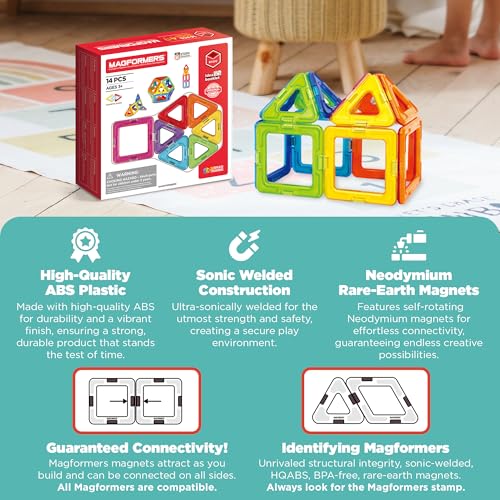 Educational Magnetic Building Set for Kids