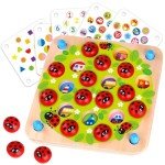 Ladybug's Garden Memory Game for Kids Age 3+