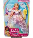 Barbie Princess Doll with Rainbow Gown & Accessories