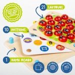 Ladybug's Garden Memory Game for Kids Age 3+