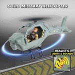 Military Base Toys Set with Vehicles and Action Figures