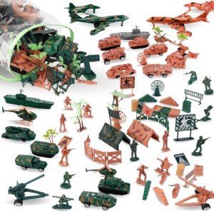 73 Piece Military Action Figure Playset