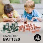73 Piece Military Action Figure Playset