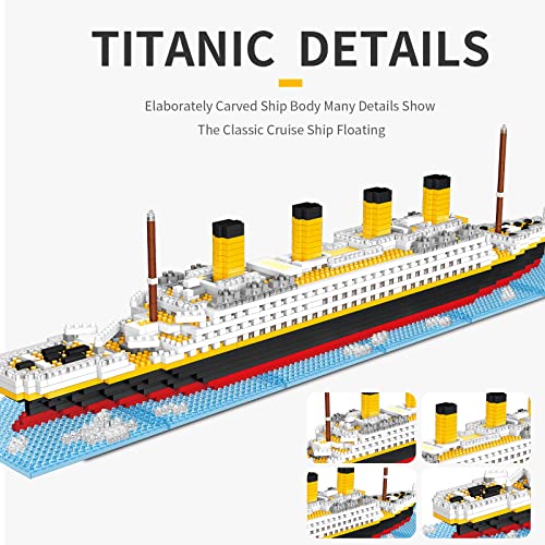 LED Titanic Building Blocks Set - 1706 PCS