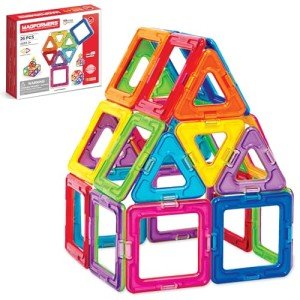 Magformers Basic Set 26 Piece Magnetic Building Toy, 3-100 years