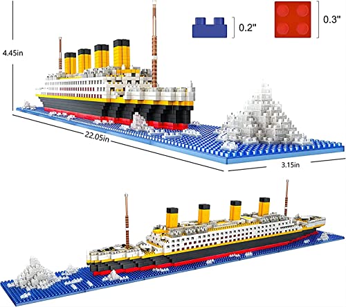 LED Titanic Building Blocks Set - 1706 PCS