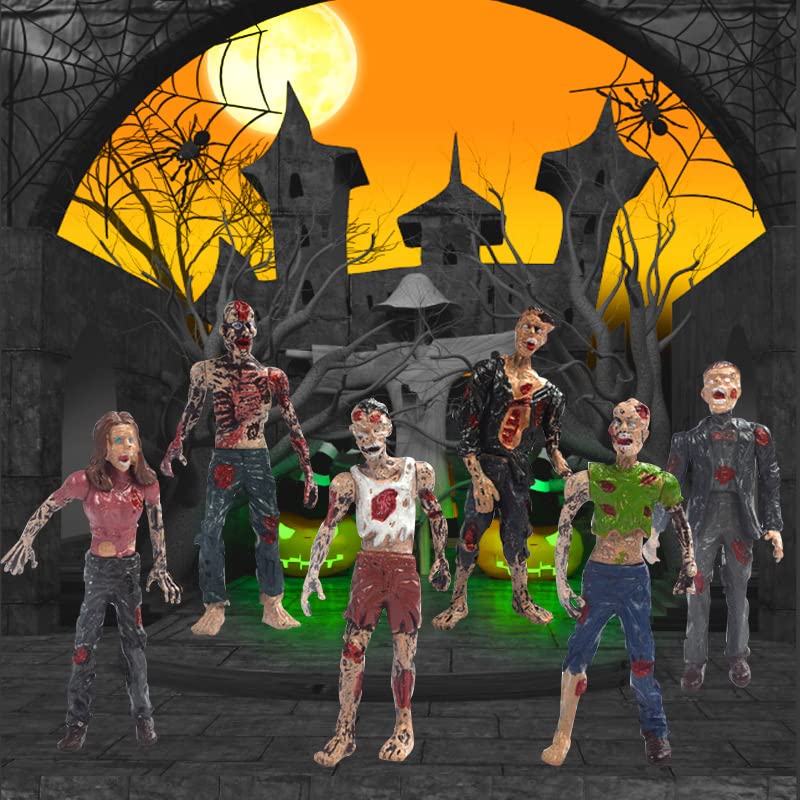 Military and Zombie Action Figure Playset for Kids