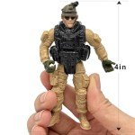 Military Action Figures Playset, 12Pcs