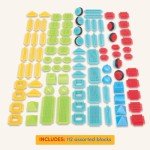 Battat Bristle Blocks: Junior Building Set (112 pcs)