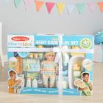 Melissa & Doug Deluxe Baby Care Play Set
