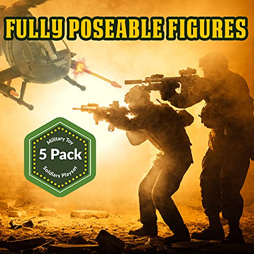 Marine Recon Action Figures - 5 Pack Playset