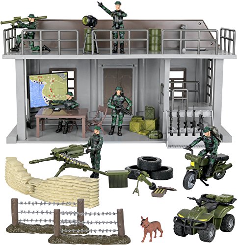 Army Action Figure Playset with 51 Accessories
