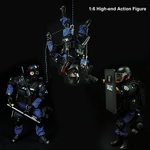 SWAT Action Figures Set with Accessories, Highly Detailed