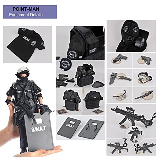 SWAT Action Figures Set with Accessories, Highly Detailed