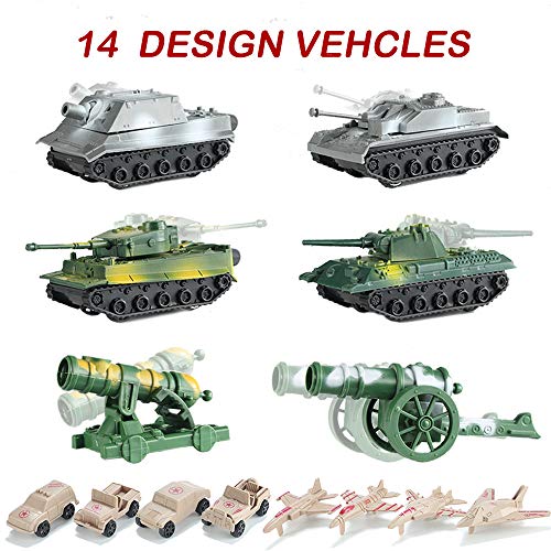 150-Piece Military Figures Playset with Vehicles & Accessories