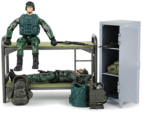 Military Life Bunk Bed Play Set - Accessories Included