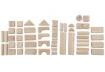 Melissa & Doug Wooden Building Blocks Set - 60 pcs