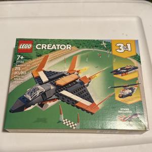 LEGO 3in1 Supersonic Toy Set, Buildable Vehicle - 7+ Years