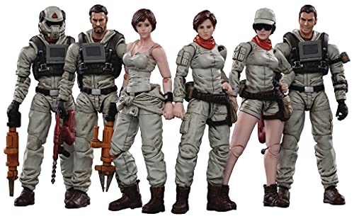4-Inch Military Mech Soldier Action Figure Collection