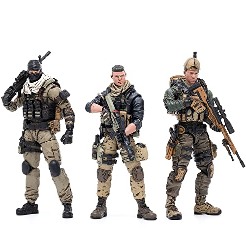 Freedom Militia Trio Collectible Military Action Figure Set