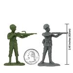 WW2 D-Day Army Men Playset - 114pcs
