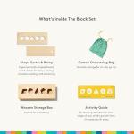 Wooden Block Set - 70 Pieces