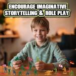 200-piece World War II Army Men Playset