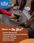 Family-friendly Shut the Box Wooden Game