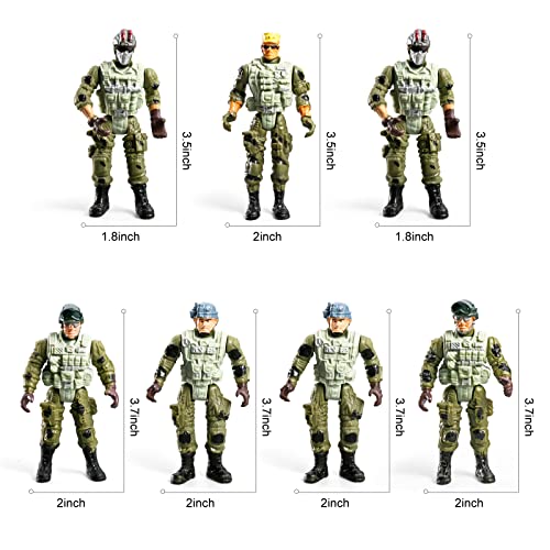 76-in-1 Army Men Boys Toys Set