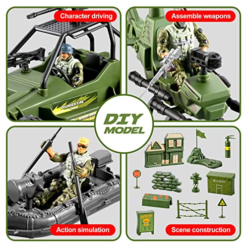76-in-1 Army Men Boys Toys Set