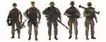 Marine Recon Action Figures - 5 Pack Playset